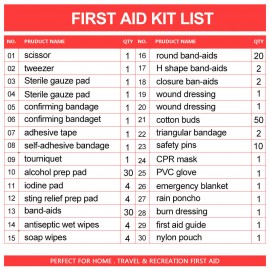 180pcs First Aid Kit
