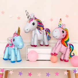 18" 3D Unicorn Balloon