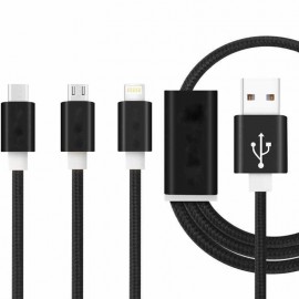 3 in 1 USB Charging Cable