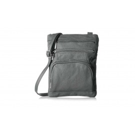 Cross Body Leather RFID Bloacking Bag