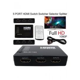 5 Port 1080P Video HDMI Switcher