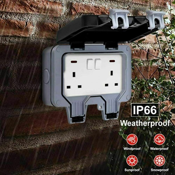 Double Outdoor Socket