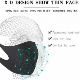 Black Re-usable Face Mask