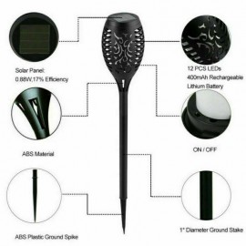 Solar Flame LED Light