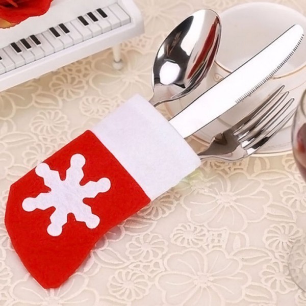 4 x Mini Stocking Cutlery Holders