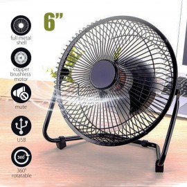6" USB Desk Fan