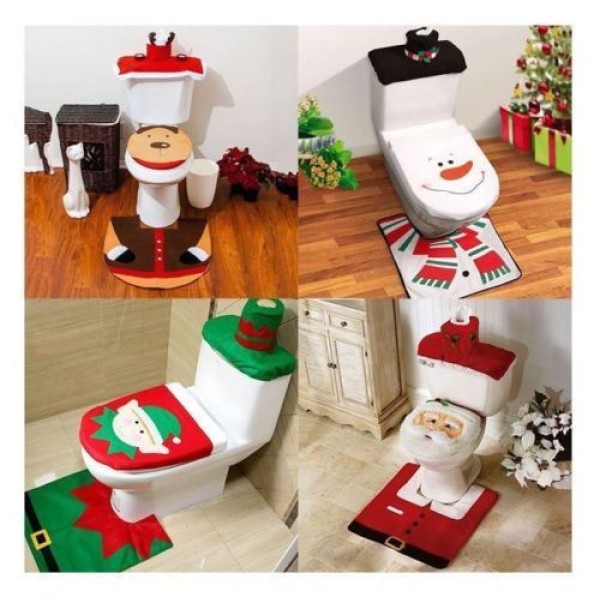 Christmas Toilet Seat Covers Christmas Toilet Seat Covers