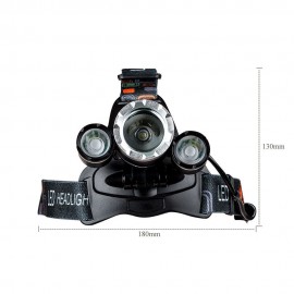 12000 Lumens Rechargeable Head Torch 