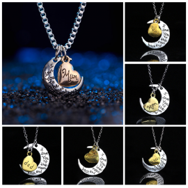 Moon and Back Pendant