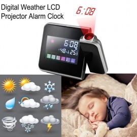 LED Projector Alarm Clock & Weather Station