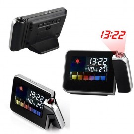 LED Projector Alarm Clock & Weather Station